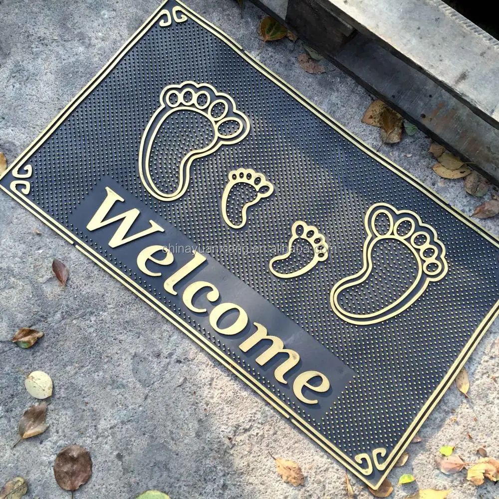 Custom Entry Printed Entrance Pvc Rubber Doormats Carpets Rugs