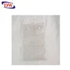 snap button clear bags with plastic hook for clothing packing