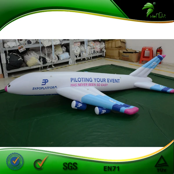 Inflatable 3 D Model Air Plane Toys Remote Control Jet Plane Balloons
