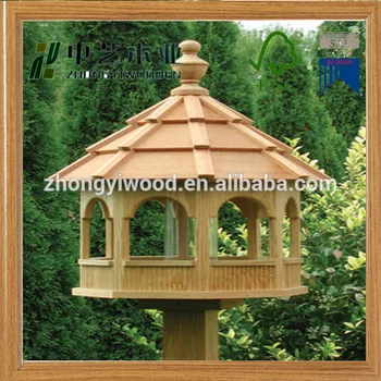 Trade Assurance New Design Outdoor Decorative Standing Wooden Bird