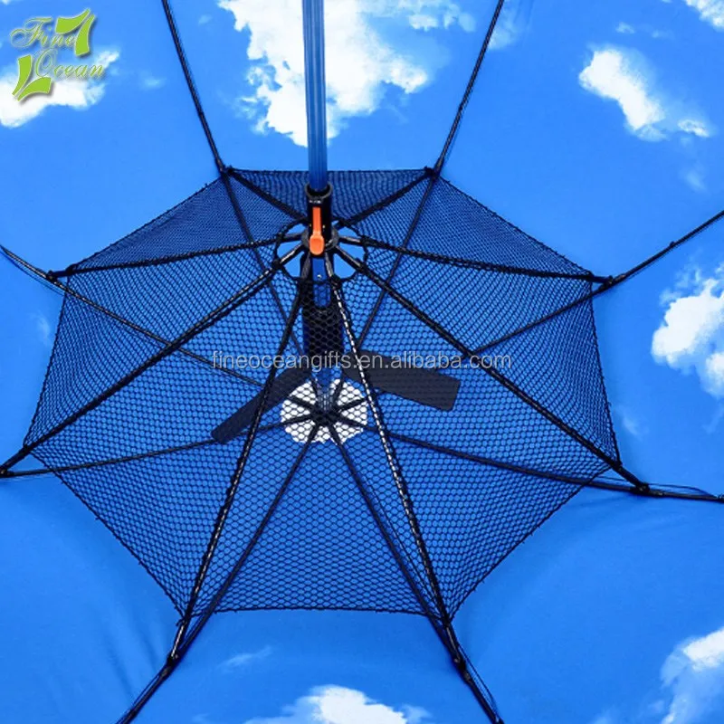 Custom Outdoor Summer Golf Blast Electric Fan Umbrella With Battery Buy Fan Umbrella,Umbrella