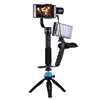 PULUZ G1 3-Axis Stabilizer Handheld Gimbal with Clamp Mount and Tripod Holder + L-Shape Bracket + LED Studio Light And Others