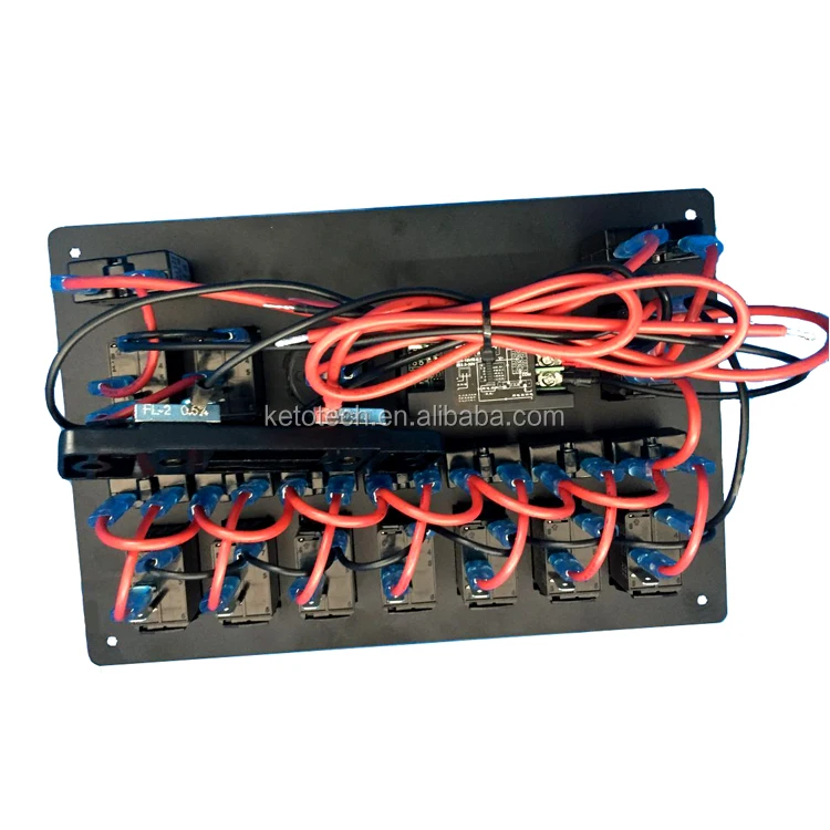 Aluminium Ship Boat Marine Main Electric Switch Panel With Circuit