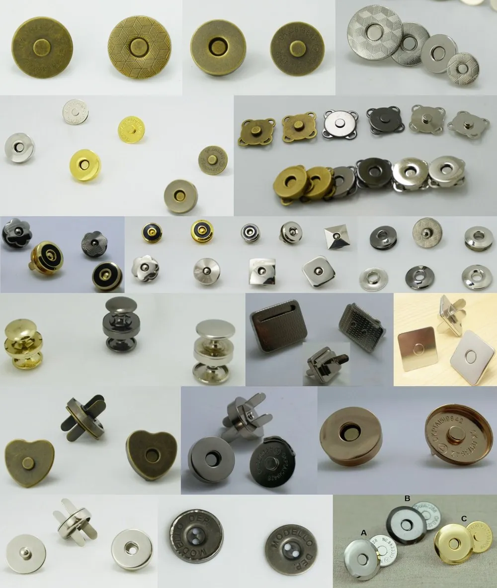Fashion Bag Metal Accessories Eyelets Magnetic Clasp 20 7mm As Fashion Bag Metal Accessories Eyelets Magnetic Clasp 20 7mm As Lock
