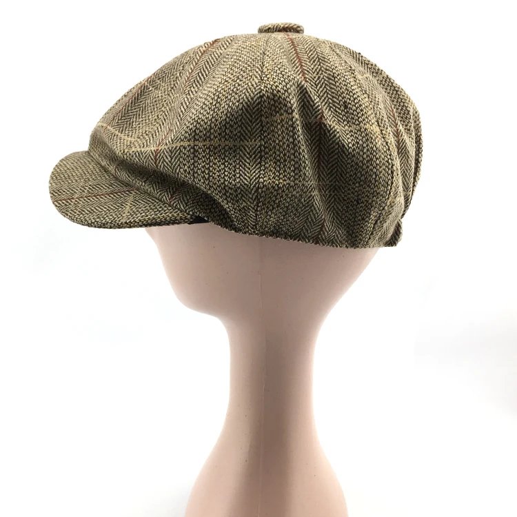 high quality custom wholesale cotton newsboy cap cheap plain beret hat cap