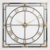 Material Bronze Decor Traditional Global Round Wall Clock Packaging Boxes Clock