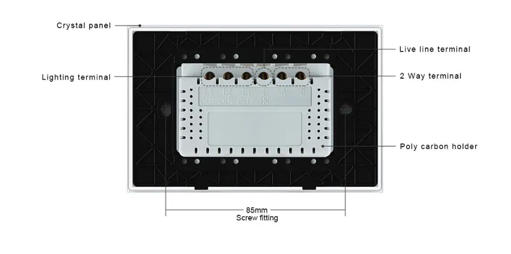 Livolo touch control switch схема