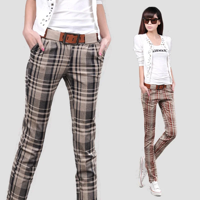 Ankle Length Stretchy Leggings - Black and White Online shopping from a great selection at Clothing, Shoes & Jewelry Store.