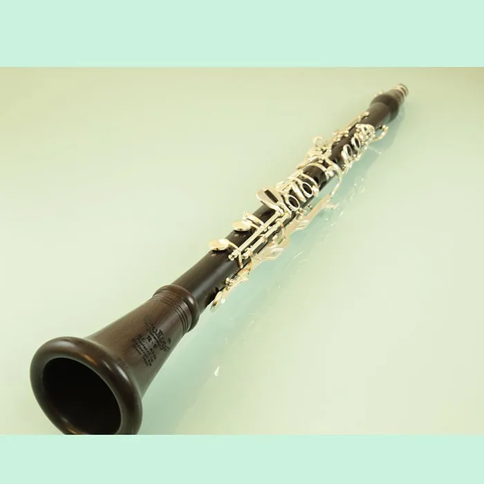 New style ebony body silver plated G clarinet with 4 rings