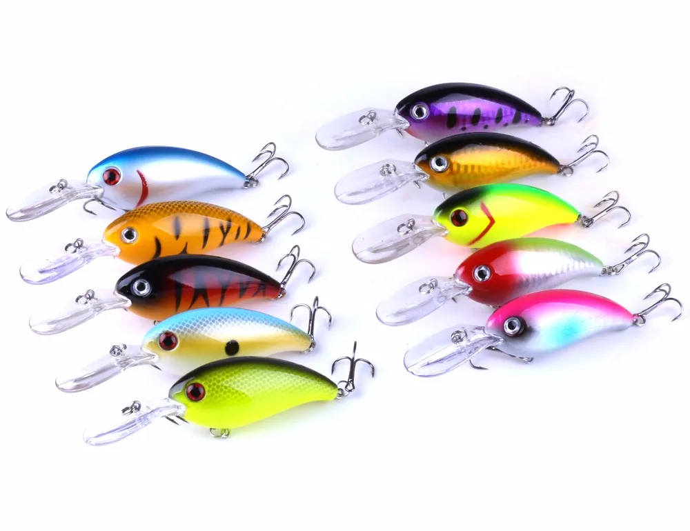 Hengjia Hard Plastic Fishing Lure Crank Bait 10cm 14g Isca Fishing Lure ...