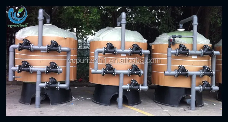 Sand and Activated Carbon Filter for Drinking Water Purification Plant