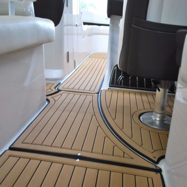 Custom Synthesis Decking Material Eva Foam Faux Teak Sheet Marine Boat ...