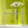 small round crystal flower vase ,crystal bud vase holderMH-12507