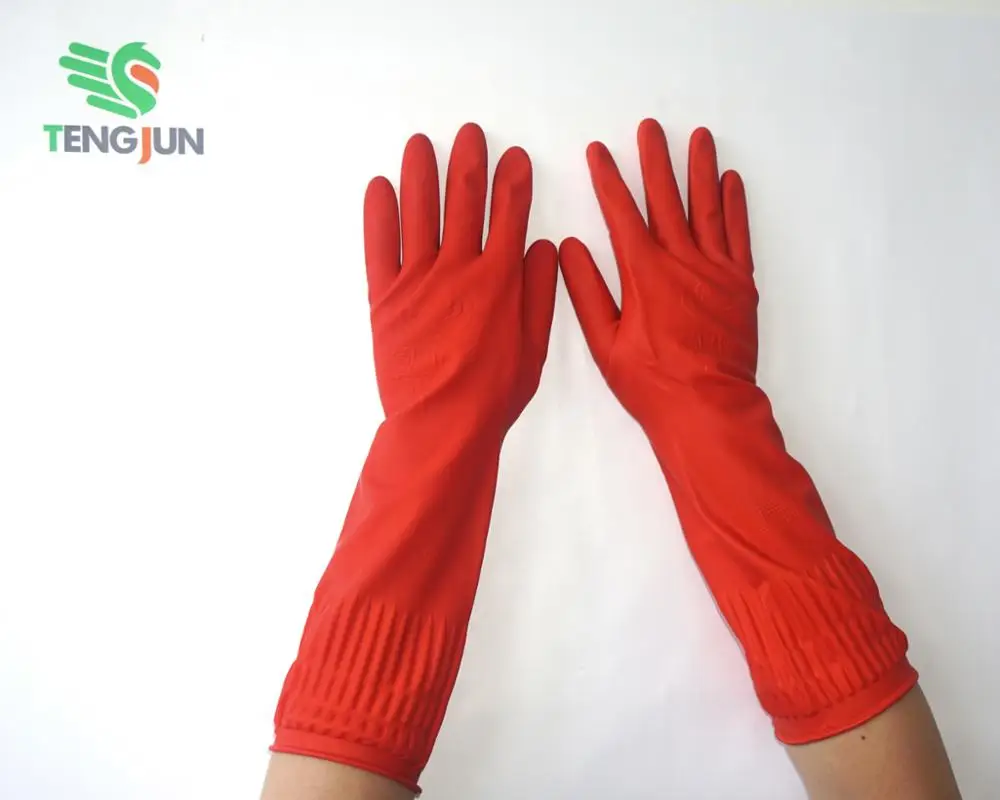 Cleaning Glove With Scouring Pad 