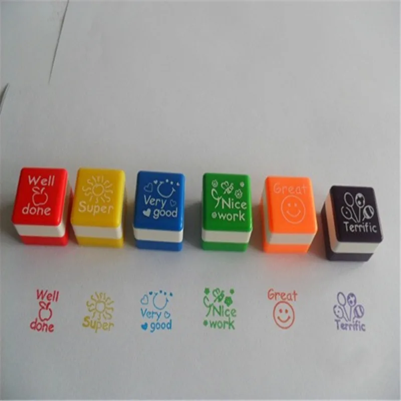 2019 Teacher Self Inking Stamp Square Stamps For Teachers,Pre Inked
