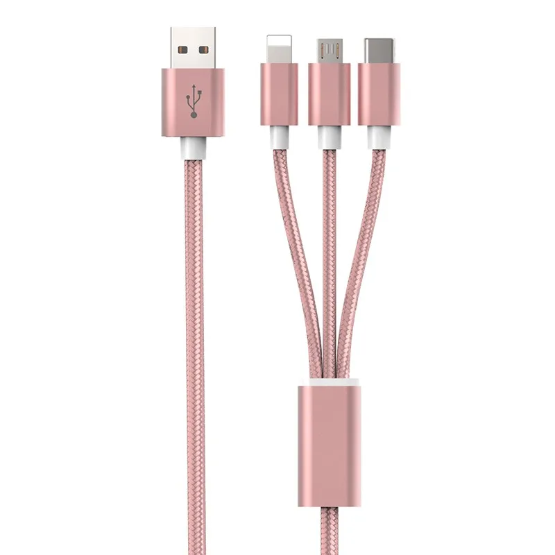 3 In1 Universal Usb Charging Cable Factory Direct Sell Universal Multi