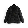 High Quality Multi Solid Color Women's Cotton Filling Coat