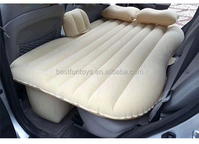 Inflatable Car Sex Airbed Durable Comfort Folding Portable Blow Up Car Backseat Travel Air Bed