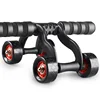 Home Fitness Equipment Four PU Wheels Bearing Ab Exercise Roller Wheel