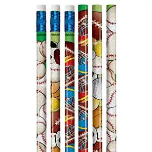 Foil Sports Balls Pencils - 50 per pack