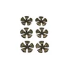 Metal flower iron base vintage trinket cabochon setting for crafts and wedding decoration