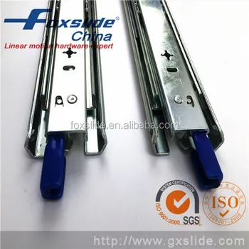 Self Locking Ball Bearing Heavy Duty Slide Rails For Roller