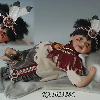 ceramic indian dolls