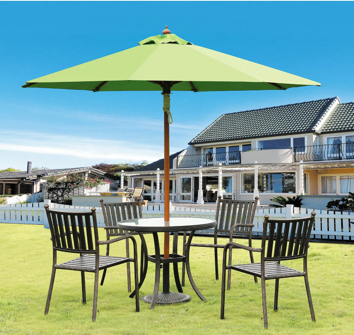 3 Meter Patio Garden Sun Umbrella Sunshade Outdoor Wood Wooden Parasol Canopy Single Tier View Wooden Beach Poolside Umbrella Scd Product Details From Foshan Shuncaida Tent Products Co Ltd On Alibaba Com