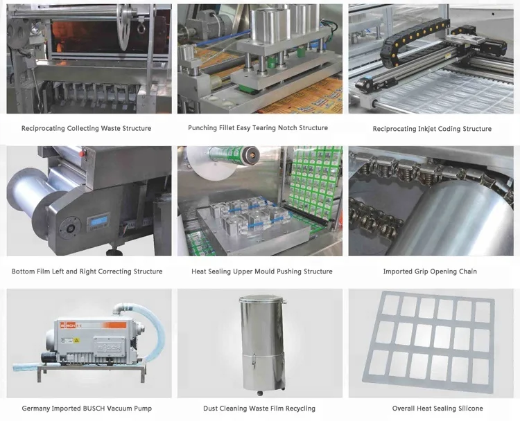 Thermoforming Vacuum Skin Packaging Machine With Detail Image