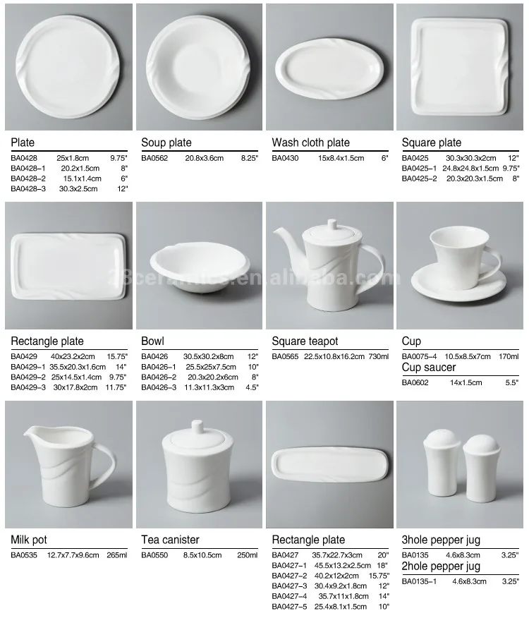 Wholesale indian restaurant tableware 6"8"12" tea pot royal crockery porcelain tea set