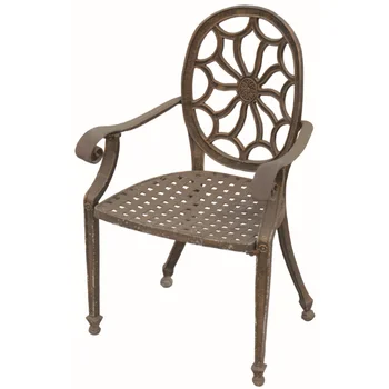 Wrought Iron Outdoor Furniture Cast Chair Coffee Wrought Iron Outdoor Furniture Cast