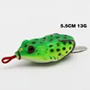 5cm13g DROP SHIPPING Artificial Fishing Lure Plastic Frog Top Water Snakehead Minnow Crankbaits Strong Wobblers Lure