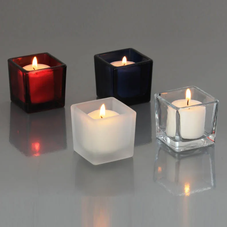 square candle holders