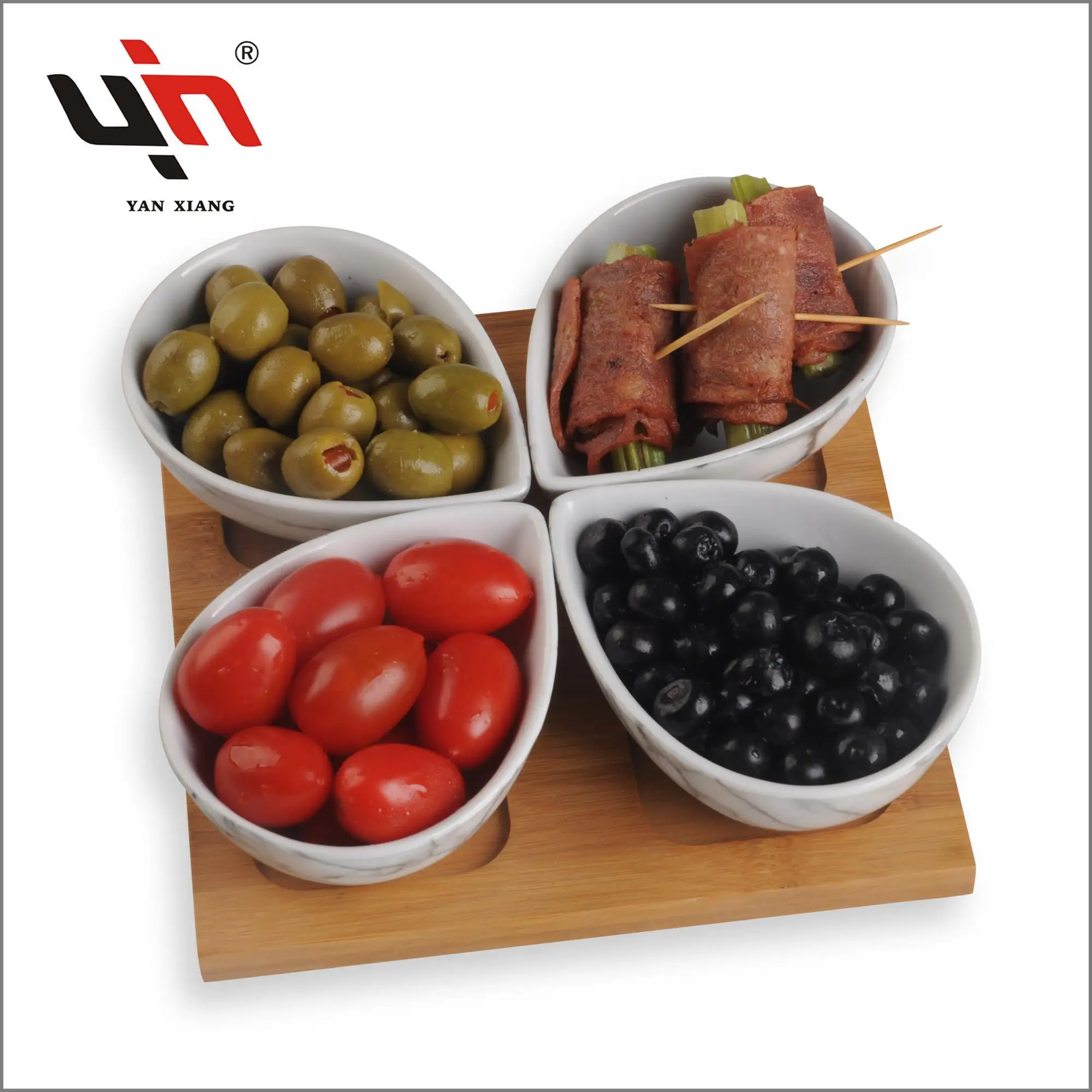 Y2353 New Design Bamboo Food Serving Tray