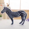 china made custom plush stuffed animal soft riding horse zebra toy