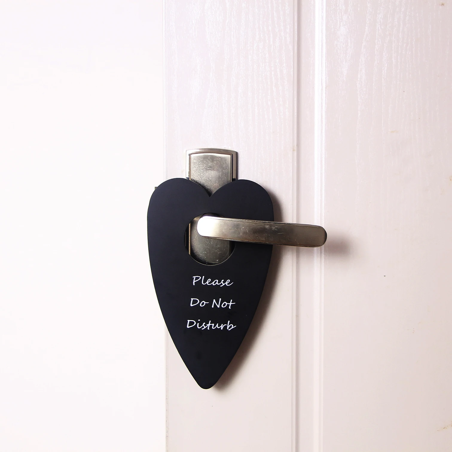 custom high quality wood door hanger with pu printing