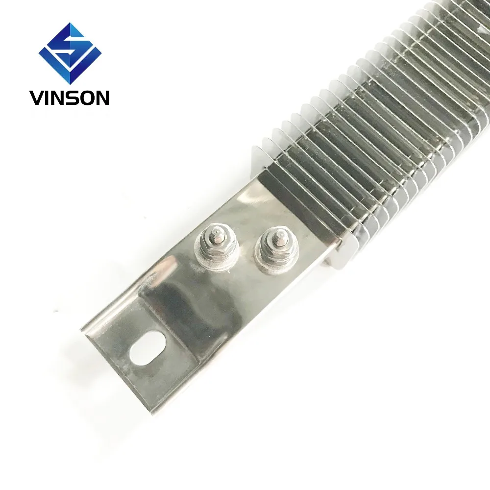 200v 400w Stainless Steel Finned Channel Strip Heater Air Finned Tubular Heater Buy Finned