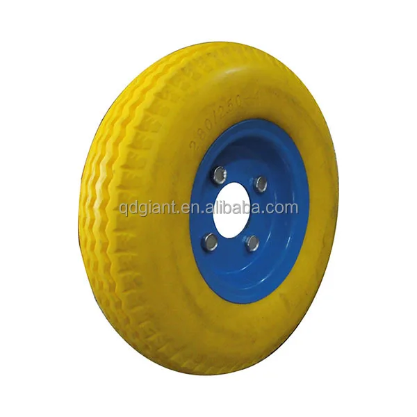 8x1.5 inch flat free wheel for baby cart