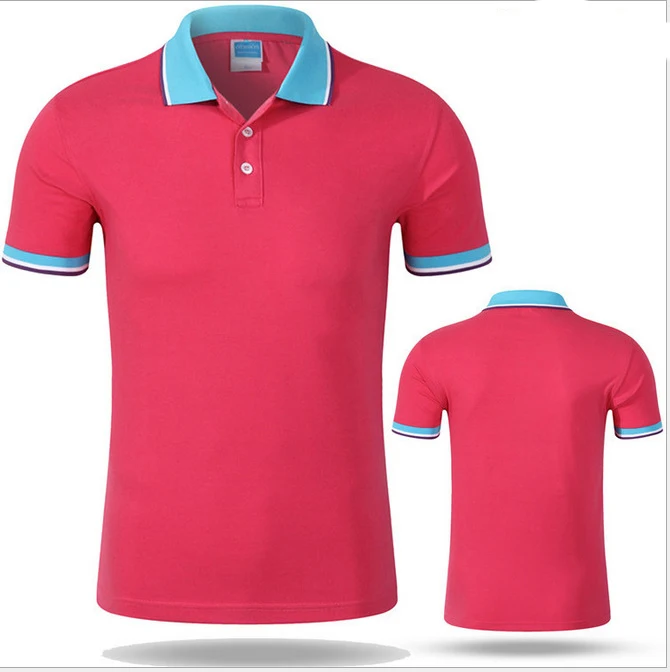 Two Color Pique Dry Fit Cotton Sport Custom Mens Polo Shirt - Buy Dry ...