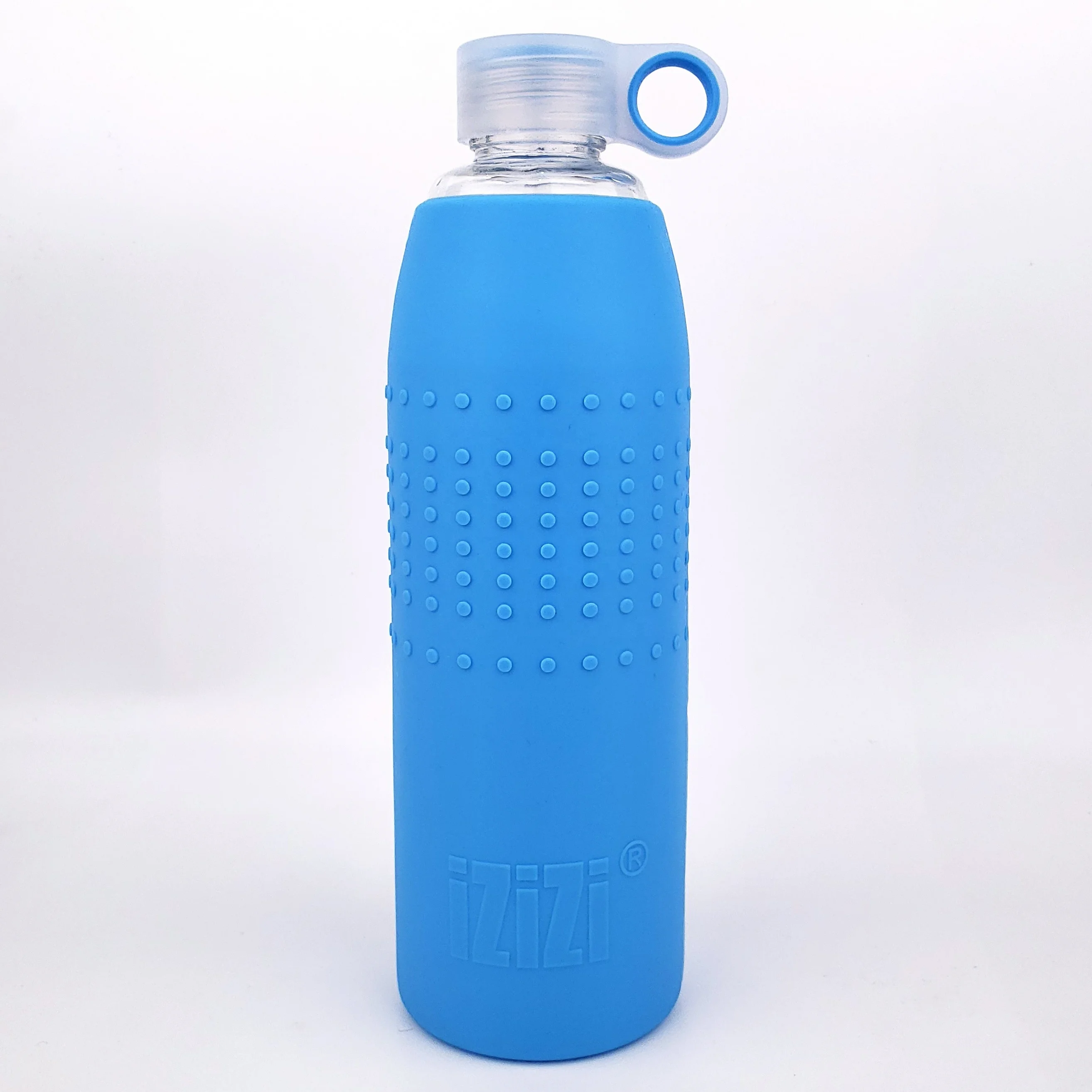 1 Litre Glass Water Bottle With Colorful Silicone Sleeve Buy Glass Water Bottle 1 Litre 1