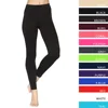 Ladies Leggings Pants Plain Solid Color Seamless YGM Fitness Women Leggings