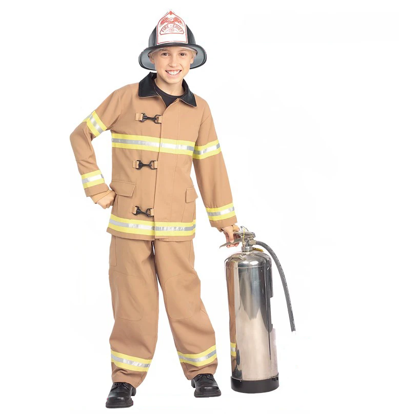 Пожарный в костюме