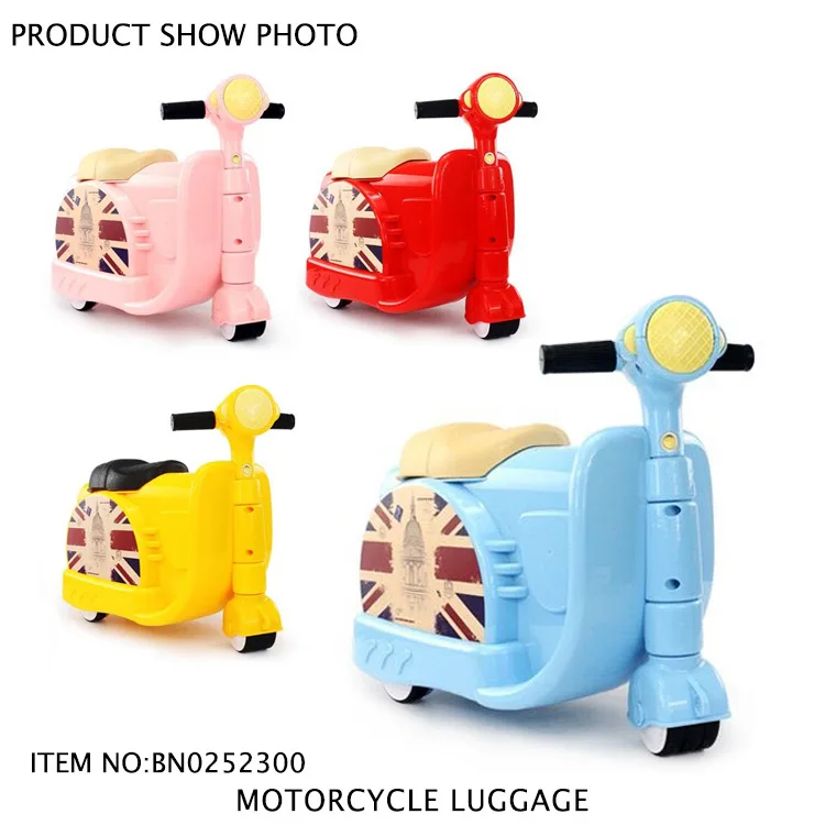 motorcycle suitcase luggage