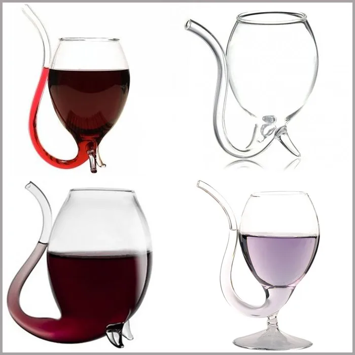 Novelty Gift Vampire Glass Cup Straw With Drinking Tube Buy Vampire