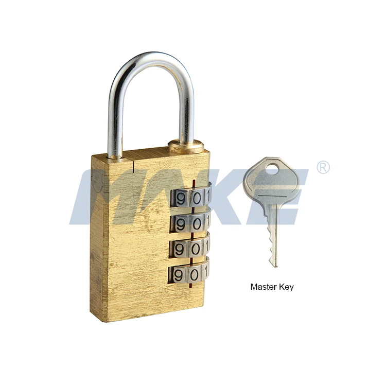 Mk711 4 Digital Combination Brass Padlock With Master Key Buy 4