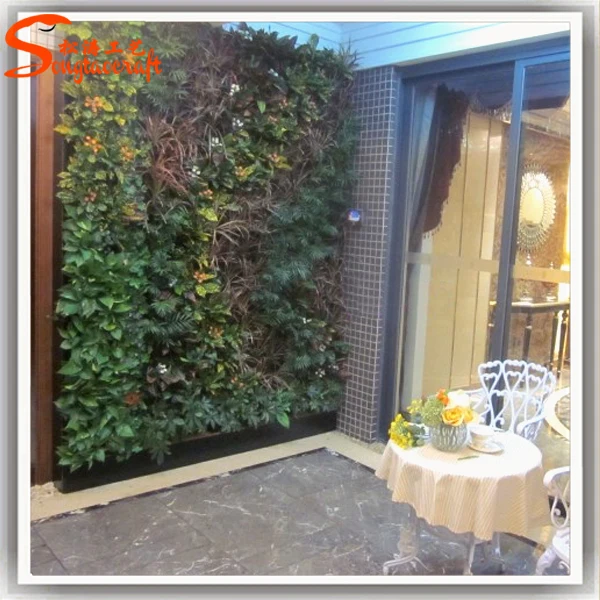 Kunststoff gras dekor vertikalen garten grüne wand system ...
