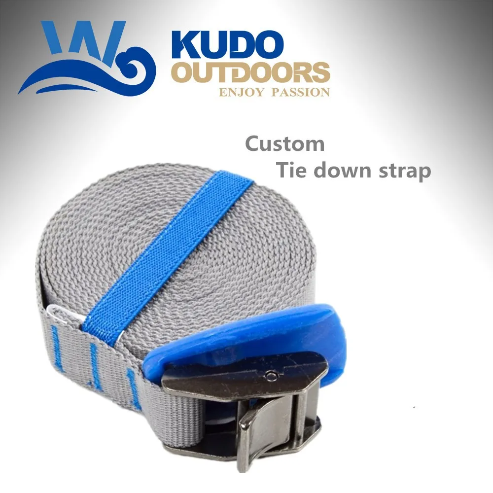 10x Cam Buckle Tie Down Straps – 25mm X 2m, Blue, Roof Rack & Cargo Straps