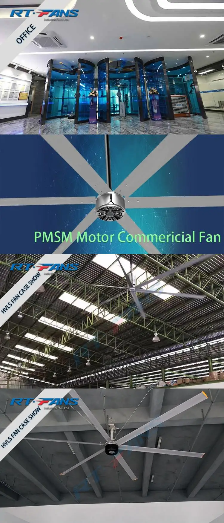 industrial fans with water cooling