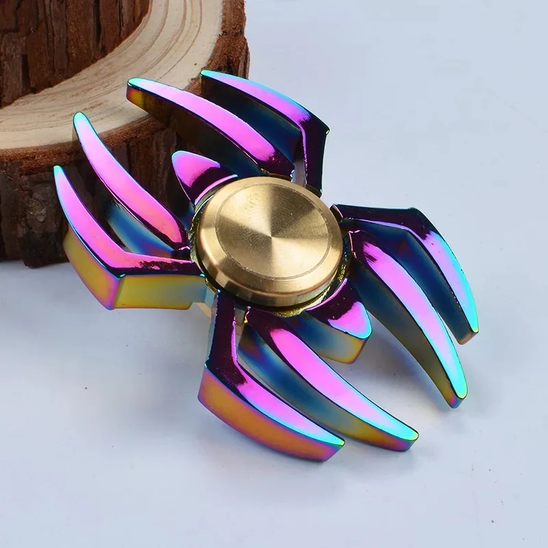 Spider Metal Spinner Edc Fidget Spinner Hands Pinner Alloy Spinner Buy Garden Metal Spinner