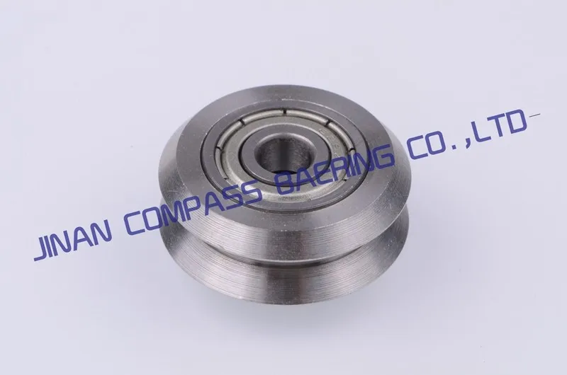 V Groove Guide Rail Roller Bearings V10*46*16 Single Row Double Row